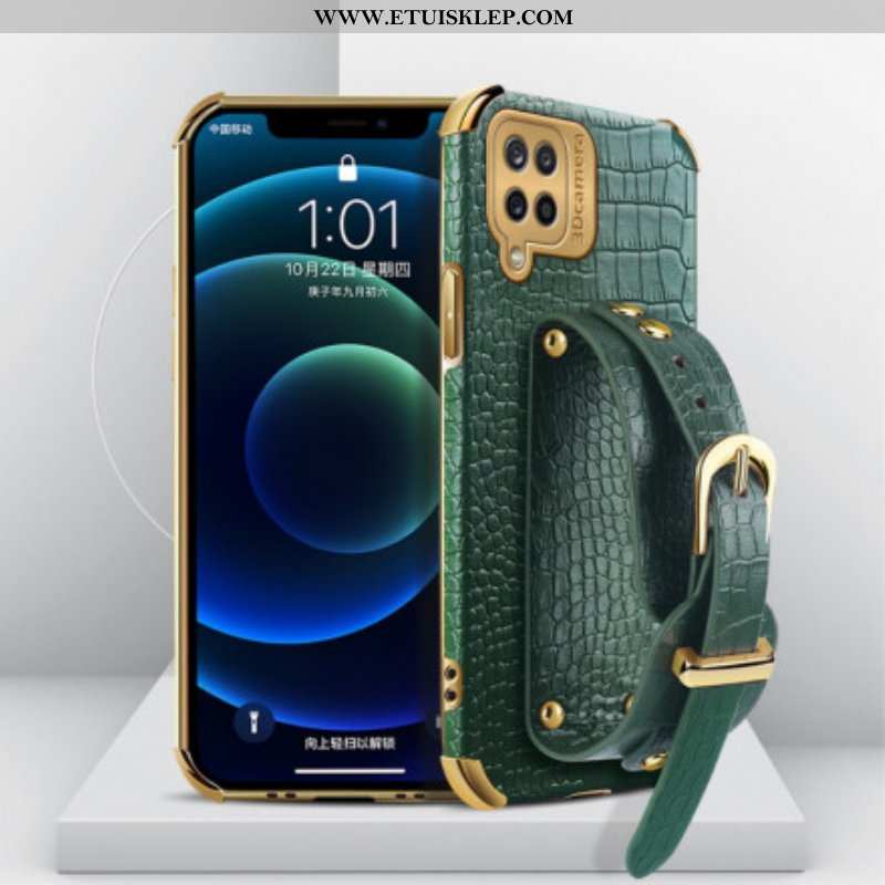 Etui do Samsung Galaxy M12 / A12 Pasek Krokodyla